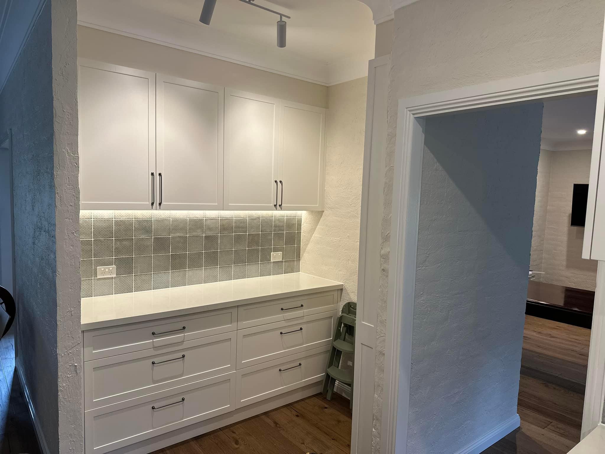 Kitchen electrical and lighting installation
